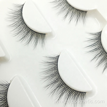 Double 3D Silk Faux Mink Fake Premium Synthetic False Eyelashes